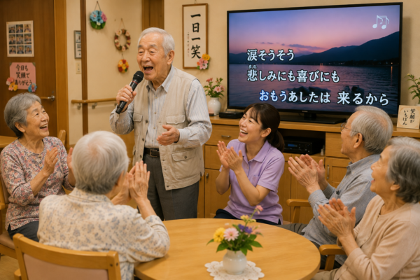 グループホームやつおカラオケ